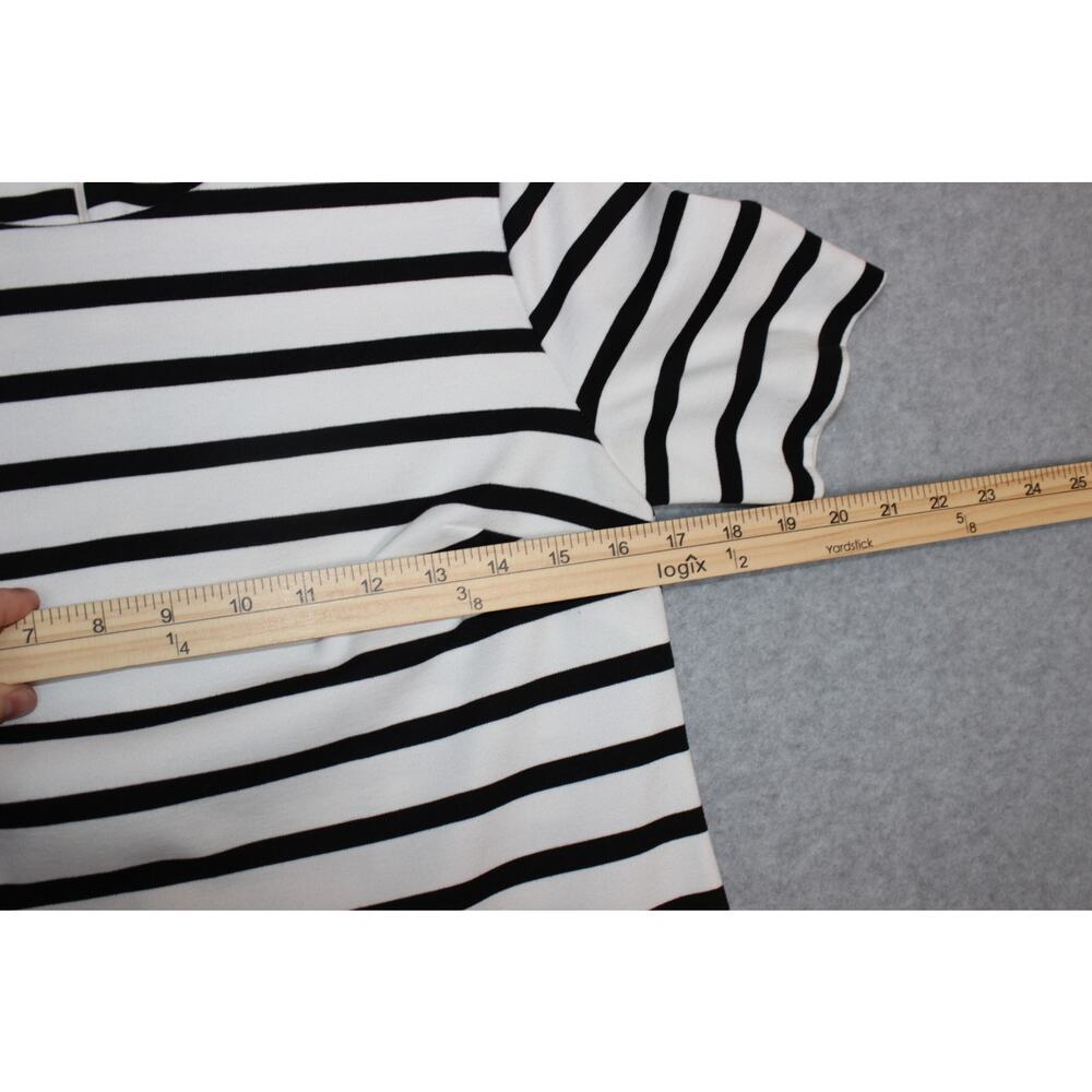 Old Navy Ponte Knit Black and White Shift‎ Dress Small - Picture 3 of 6